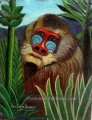 Mandrill dans la jungle 1909 Henri Rousseau post impressionnisme Naive primitivisme
